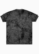 Ανδρική κοντομάνικη μπλούζα Tony couper - TO25/5 - tie dye oversized t-shirt μαύρο