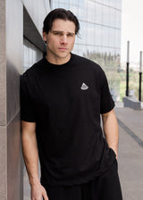 Tony couper - Ανδρικό t-shirt oversized fit - Μαύρο - TO26/7