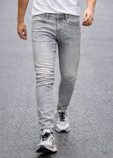 Ανδρικό τζιν παντελόνι-GUF-UM3122-basic jeans slim fit grey