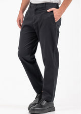 Ανδρικό υφασμάτινο παντελόνι chinos Vittorio - 500-25-ARRAGGIO- chino pants μαύρο