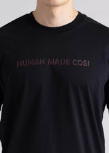 COSI JEANS - Ανδρικό t-shirt ‘HUMAN MADE COSI’ - Μαύρο 68-W26-200 BLACK