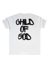 QUEST CLOTHING Ανδρική κοντομάνικη μπλούζα λευκή COG WHT-07