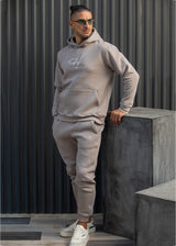 Ανδρική φόρμα Henry clothing - 6-706-simple pants σκούρο μπεζ