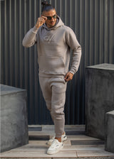 Ανδρική φόρμα Henry clothing - 6-706-simple pants σκούρο μπεζ