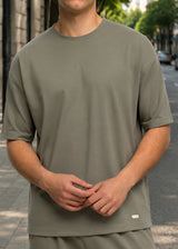 Close Society - Ανδρικό t-shirt Simple - Χακί - STS26-10