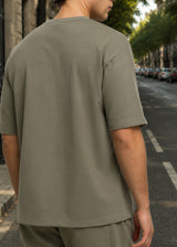 Close Society - Ανδρικό t-shirt Simple - Χακί - STS26-10