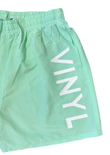 Ανδρικό μαγιό Vinyl Art Clothing - 00965-07 - side logo midi swim boxer μέντα