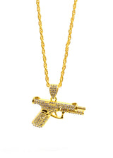GUF CLOTHING Αλυσίδα από ανοξείδωτο ατσάλι ShotGun χρυσό 050626T-09-gold