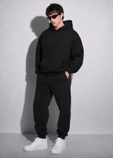 VINYL ART CLOTHING - Ανδρική φόρμα Modern basic sweatpants - Μαύρο 05820-01