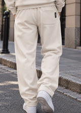 VINYL ART CLOTHING - Ανδρική φόρμα Classic printed pants -Λευκή 08412-02
