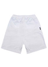 Αντρική βερμούδα - Vinyl Art Clothing - 09420-02 - needlecraft logo regular fit shorts λευκό