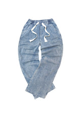 GUF CLOTHING Ανδρικό τζιν παντελόνι Baggy με λάστιχο στη μέση 133-6-denim