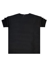 Close Society - Ανδρικό t-shirt oversized fit - Μαύρο 14000