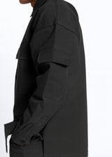 Ανδρικό πουκάμισο Devoted-14101B-Shirt with Pockets Black