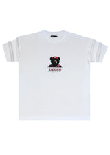 Ανδρική κοντομάνικη μπλούζα Henry clothing-3-715-white Henry Bear λευκό