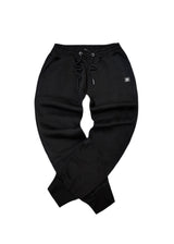 Ανδρική φόρμα με λάστιχο New Wave Clothing - 192-32 - basic pants regular fit μαύρο