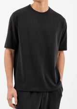 VITTORIO - Ανδρικό T-shirt oversized - Μαύρο 200-2526-JORDAN
