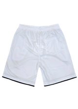 Ανδρική αθλητική βερμούδα GUF - XY-6061 - athletic regular shorts λευκό
