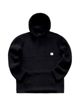 Ανδρική φούτερ με κουκούλα Close society - 232-39-hoodie - sherpa design μαύρο