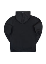 Ανδρικό μακρυμάνικο φούτερ με κουκούλα Henry clothing-3-527-calligraphy logo μαύρο