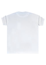 Ανδρική κοντομάνικη μπλούζα Henry clothing-3-610-white Henry HY λευκό