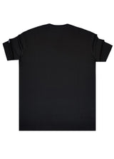 Ανδρική κοντομάνικη μπλούζα Henry clothing 3-613 μαύρη