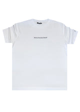 HENRY CLOTHING Ανδρική κοντομάνικη μπλούζα λευκή 3-613-white