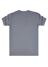 Ανδρική κοντομάνικη μπλούζα Henry clothing-3-617-grey