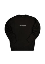 Ανδρικό φούτερ Henry clothing-3-671-sweatshirt premium brand logo μαύρο