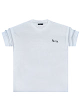 HENRY CLOTHING - Ανδρικό relaxed oversized t-shirt - Λευκό 3-704