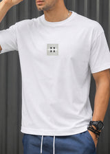 Ανδρική κοντομάνικη μπλούζα λευκή Henry clothing 3-714-white