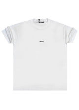 Ανδρική κοντομάνικη μπλούζα Henry clothing - 3-718 - follow your vibes t-shirt λευκό