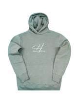 Ανδρικό φούτερ με κουκούλα Henry Clothing- 3-750 -signed logo hoodie μέντα