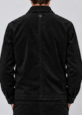 VITTORIO - Ανδρικό overshirt  κοτλέ- Μαύρο 300-2627-RENATO