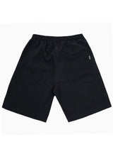 HENRY CLOTHING Ανδρική υφασμάτινη βερμούδα μαύρη Fabric Elegant 5-204-black