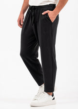 VITTORIO - Ανδρικό παντελόνι Loose fit - Μαύρο 500-2526-JORDAN