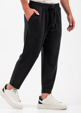 VITTORIO - Ανδρικό παντελόνι Loose fit - Μαύρο 500-2526-JORDAN