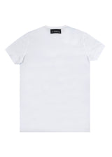 Αντρική κοντομάνικη μπλούζα - Vinyl Art Clothing - 59420-02 - needlecraft logo regular fit t-shirt λευκό