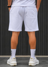 HENRY CLOTHING Ανδρική βερμούδα λευκή patch logo shorts 6-606-white