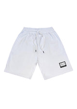 HENRY CLOTHING Ανδρική βερμούδα λευκή patch logo shorts 6-607-white