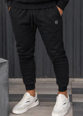 HENRY CLOTHING - Ανδρική φόρμα με κέντημα H logo - Μαύρη 6-801