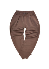 HENRY CLOTHING Ανδρικό ανοιξιάτικο παντελόνι καφέ simple oversized pants 8-002-brown