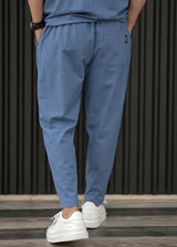 HENRY CLOTHING - Ανδρικό ανοιξιάτικο παντελόνι - Μπλε ραφ 8-102