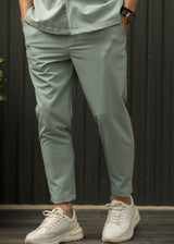 HENRY CLOTHING - Ανδρικό ανοιξιάτικο παντελόνι - Μέντα 8-102