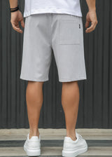 Ανδρική υφασμάτινη βερμούδα Henry Clothing - 8-111 - fabric elegant shorts γκρι