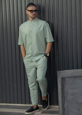 HENRY CLOTHING Ανδρικό ανοιξιάτικο παντελόνι 8-136-mint