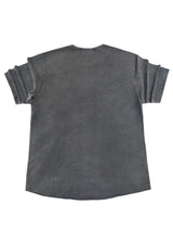 Αντρική κοντομάνικη μπλούζα Vinyl Art Clothing - 82520-01 - premium washed oversized tee  μαύρο