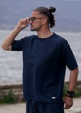HENRY CLOTHING - Ανδρικό T-shirt - Μπλε 9-015
