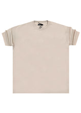 HENRY CLOTHING - Ανδρικό t-shirt - Μπεζ σκούρο 9-030