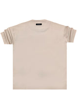 HENRY CLOTHING - Ανδρικό t-shirt - Μπεζ σκούρο 9-030